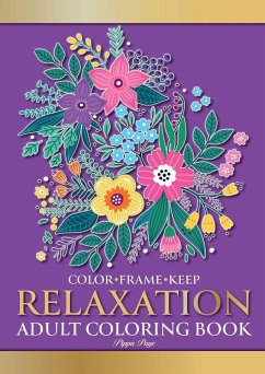 Color Frame Keep. Adult Coloring Book RELAXATION - Page, Pippa