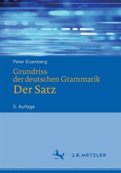 Grundriss der deutschen Grammatik (eBook, PDF) - Eisenberg, Peter; Schöneich, Rolf