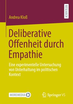 Deliberative Offenheit durch Empathie (eBook, PDF) - Kloß, Andrea