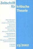 Zeitschrift für kritische Theorie / Zeitschrift für kritische Theorie, Heft 15 (eBook, PDF)