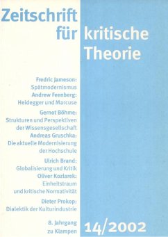 Zeitschrift für kritische Theorie / Zeitschrift für kritische Theorie, Heft 14 (eBook, PDF)