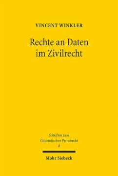 Rechte an Daten im Zivilrecht - Winkler, Vincent