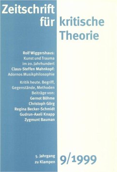 Zeitschrift für kritische Theorie / Zeitschrift für kritische Theorie, Heft 9 (eBook, PDF)