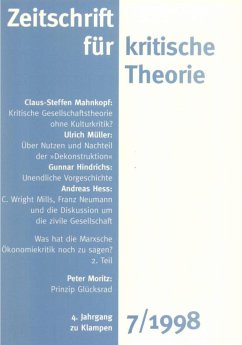 Zeitschrift für kritische Theorie / Zeitschrift für kritische Theorie, Heft 7 (eBook, PDF)