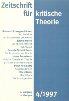 Zeitschrift für kritische Theorie / Zeitschrift für kritische Theorie, Heft 4 (eBook, PDF)