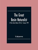 The Great Basin Naturalist; 50 Year Index (Volume 59) No. 1 January 1999