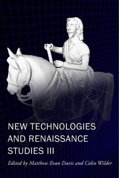 Cover New Technologies and Renaissance Studies III