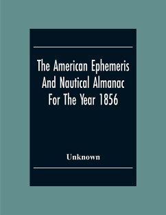 Cover The American Ephemeris And Nautical Almanac For The Year 1856