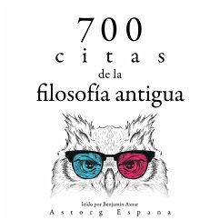 700 citas de la vieja filosofía (MP3-Download) - Aristoteles,; Cicero,; Epictetus,; Heraclitus,; Aurelius, Marcus; Plato,; Seneca,