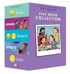 Raina Telgemeier Five Book Collection: Smile, Drama, Sisters, Ghosts, Guts - Telgemeier, Raina