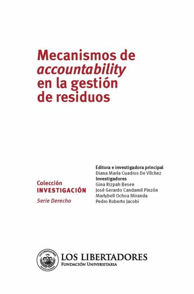 Mecanismos de accountability en la gestión de residuos (eBook, PDF)