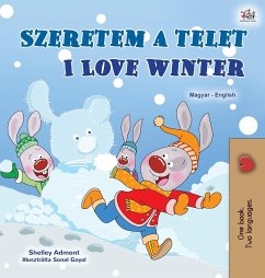 I Love Winter (Hungarian English Bilingual Book for Kids)