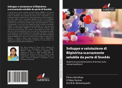 Sviluppo e valutazione di Rilpivirina scarsamente solubile da parte di Snedds - Sandhya, Pamu;Kumar, V.Vijay;Bhikshapathi, D.V.R.N.