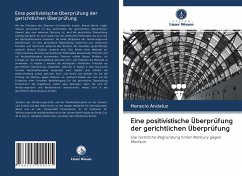 Eine positivistische Überprüfung der gerichtlichen Überprüfung - Andaluz, Horacio