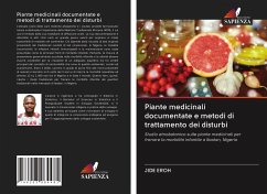 Piante medicinali documentate e metodi di trattamento dei disturbi - EROH, JIDE