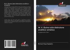 W. V. Quine sulla distinzione analitico-sintetica - Oyelakin, Richard Taye