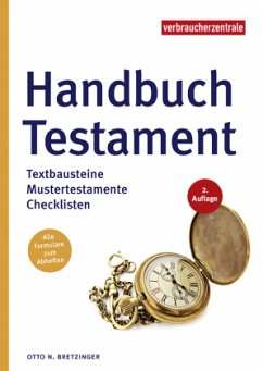 Handbuch Testament - Bretzinger, Otto N.