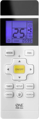 Cover One for All Universal A/C Klimaanlage Remote URC 1035