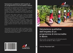 Valutazione qualitativa dell'impatto di un programma di microcredito in Benin - Sylli, Joanes Hippolyte