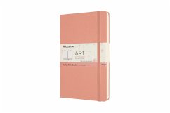 Moleskine Bullet Notizbuch Large/A5, 120G-Papier, Punktraster, Hard Cover, Korallenpink