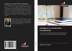 Cover Indagine su sovvenzioni fraudolente
