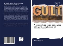 A categoria da culpa como uma categoria complexa da lei - Maxurow, Alexej