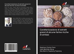 Caratterizzazione di estratti grezzi di alcune farine ricche di amilasi - Tambo Tene, Stephano;Klang, Julie Mathilde;Tsopbeng Tsopzong, Alex Blairio