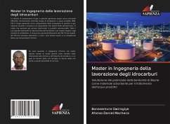 Master in Ingegneria della lavorazione degli idrocarburi - Uwiragiye, Bonaventure;Macheca, Afonso Daniel