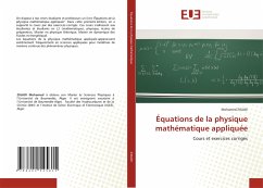 Équations de la physique mathématique appliquée - ZIGADI, Mohamed