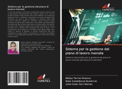 Sistema per la gestione del piano di lavoro mensile - Torres Vivanco, Mailyn;Castellanos Gutiérrez, Ailen;Sorí Gómez, Julio Cesar