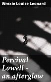 Percival Lowell — an afterglow (eBook, ePUB)