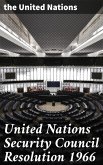 United Nations Security Council Resolution 1966 (eBook, ePUB)
