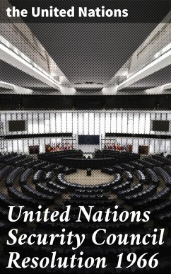 Cover United Nations Security Council Resolution 1966 (eBook, ePUB)