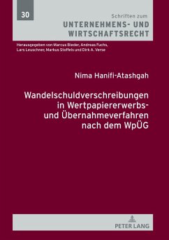 Cover Wandelschuldverschreibungen in Wertpapiererwerbs- und Übernahmeverfahren nach dem WpÜG
