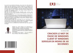 CRACKER LE MOT DE PASSE DE WINDOWS CLIENT ET WINDOWS SERVEUR EN MOINS DE 60 SECONDES - N'DRI, Yao Ghislain