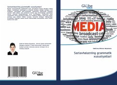 Cover Sarlavhalarning grammatik xususiyatlari