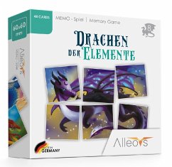 Drachen der Elemente - Memo-Puzzle-Spiel (Kinderspiel)