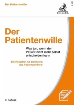 Cover Der Patientenwille