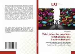 Valorisation des propriétés fonctionnelles des bactéries lactiques - Kachouri, Faten