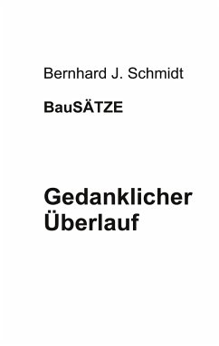 Gedanklicher Überlauf - Schmidt, Bernhard J.
