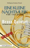 Allegro from "Eine Kleine Nachtmusik" for Brass Quintet (score) (fixed-layout eBook, ePUB)