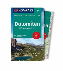 KOMPASS Wanderführer Dolomiten Höhenweg 1 bis 3, 71 Touren - Will, Michael