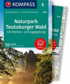 KOMPASS Wanderführer Naturpark Teutoburger Wald mit Wiehen- und Eggegebirge, 55 Touren - Behla, Sylvia;Behla, Thilo