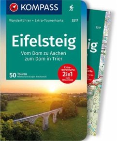 KOMPASS Wanderführer Eifelsteig, 60 Touren - Wachowski, Jürgen;Wachowski, Rebekka