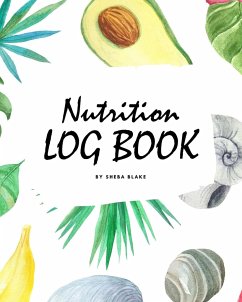 Daily Nutrition Log Book (8x10 Softcover Log Book / Tracker / Planner) - Blake, Sheba