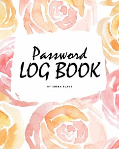 Password Log Book (8x10 Softcover Log Book / Tracker / Planner) - Blake, Sheba