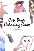 Cute Birds Coloring Book for Children (6x9 Coloring Book / Activity Book)