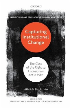 Capturing Institutional Change - Jha, Himanshu; Mukherjee, Rahul; Mitra, Subrata K; Jha, Raghbendra