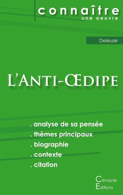 Fiche de lecture L'Anti-Oedipe de Deleuze (analyse littéraire de référence et résumé complet) - Deleuze, Gilles