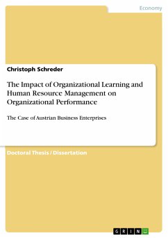 The Impact of Organizational Learning and Human Resource Management on Organizational Performance (eBook, PDF)